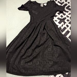Black LuLaRoe Amelia dress XXS